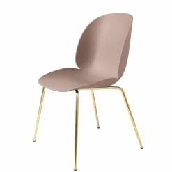 Sale Beetle Stoel Un-upholstered Brass Base Eetkamerstoelen