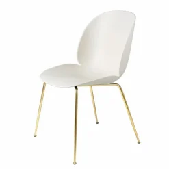 Sale Beetle Stoel Un-upholstered Brass Base Eetkamerstoelen