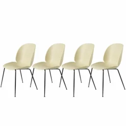 Clearance Beetle Stoel Un-upholstered Black Base Eetkamerstoelen