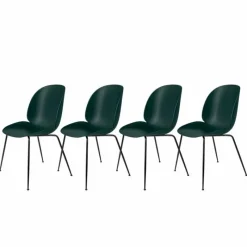 Clearance Beetle Stoel Un-upholstered Black Base Eetkamerstoelen