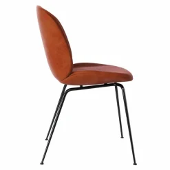 Outlet Beetle Stoel, zwart chroom onderstel Eetkamerstoelen