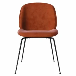 Outlet Beetle Stoel, zwart chroom onderstel Eetkamerstoelen