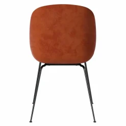 Outlet Beetle Stoel, zwart chroom onderstel Eetkamerstoelen