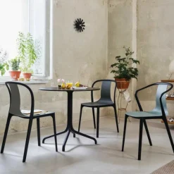 Belleville Armstoel Kunststof Tuinstoelen|Eetkamerstoelen