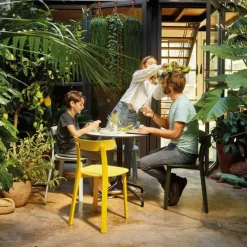Hot Belleville Tafel Rond Tuintafels|Eettafels