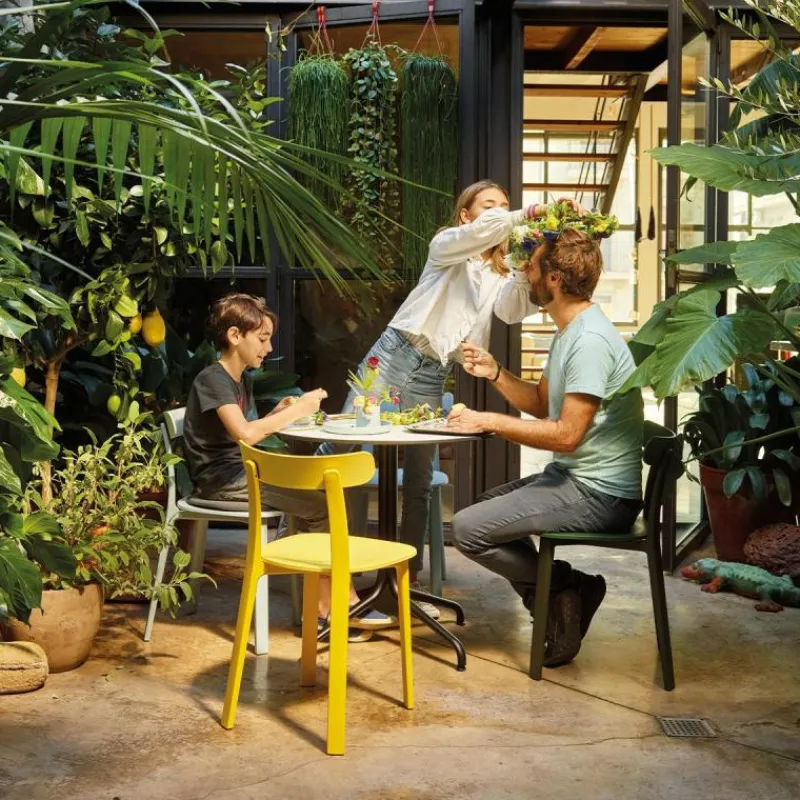 Hot Belleville Tafel Rond Tuintafels|Eettafels