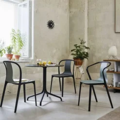 Hot Belleville Tafel Rond Tuintafels|Eettafels