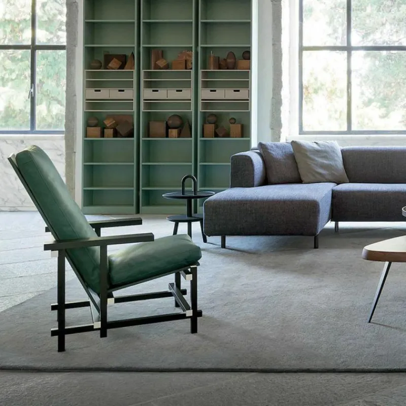Outlet Black Red and Blue Zeilmaker Stoel Loungestoelen|Fauteuils