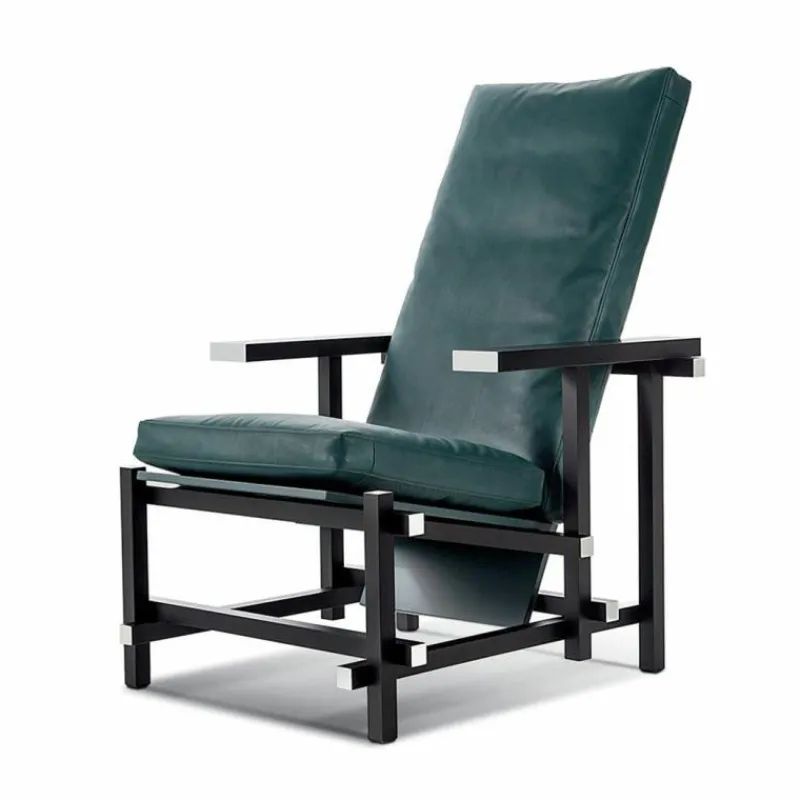 Outlet Black Red and Blue Zeilmaker Stoel Loungestoelen|Fauteuils