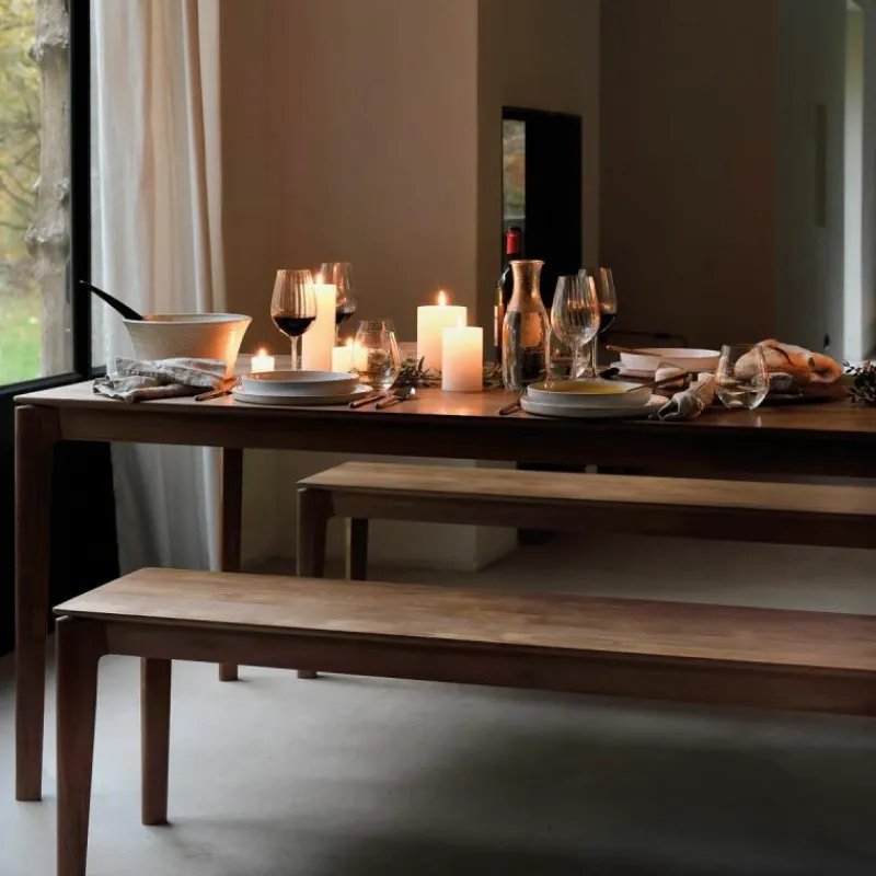 Clearance Bok Bank Houten Banken|Eetkamerbanken