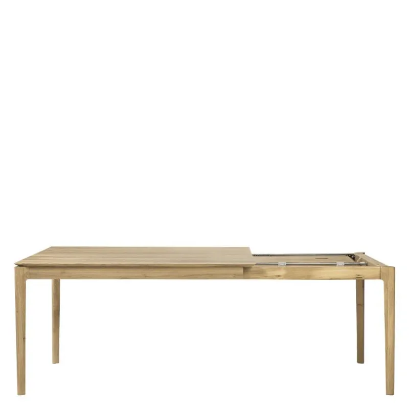 Clearance Bok Eettafel Uitschuifbaar Gelakt Eiken Eettafels