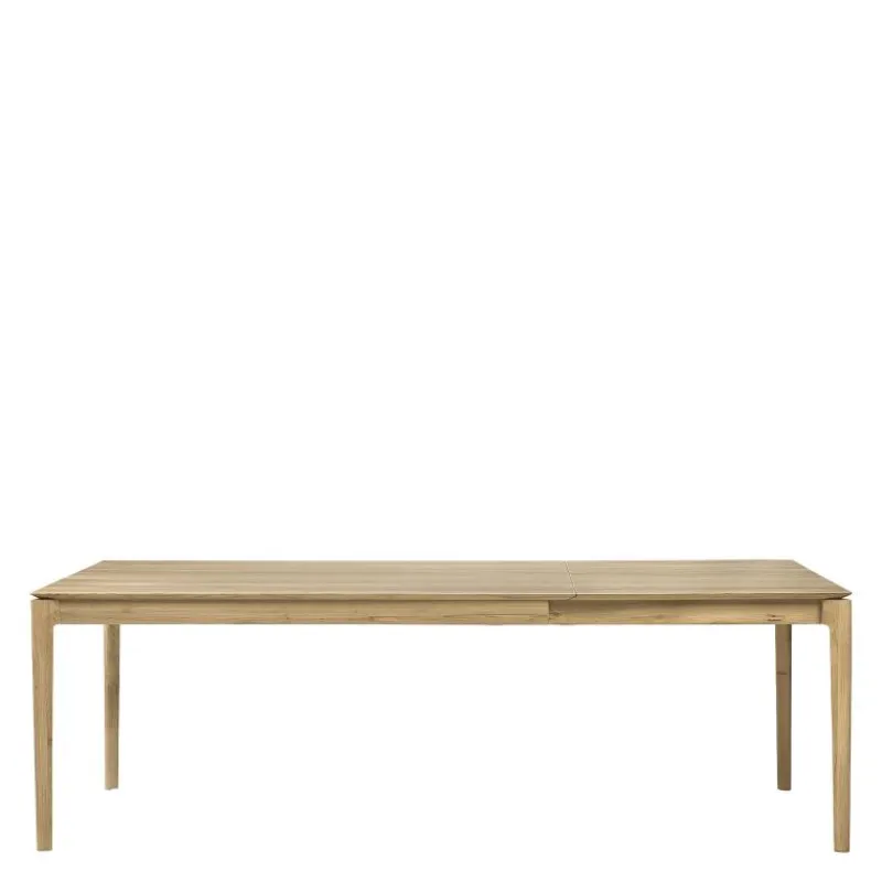 Clearance Bok Eettafel Uitschuifbaar Gelakt Eiken Eettafels