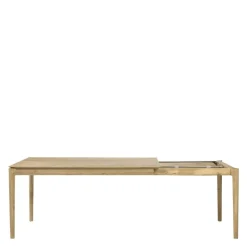 Clearance Bok Eettafel Uitschuifbaar Gelakt Eiken Eettafels