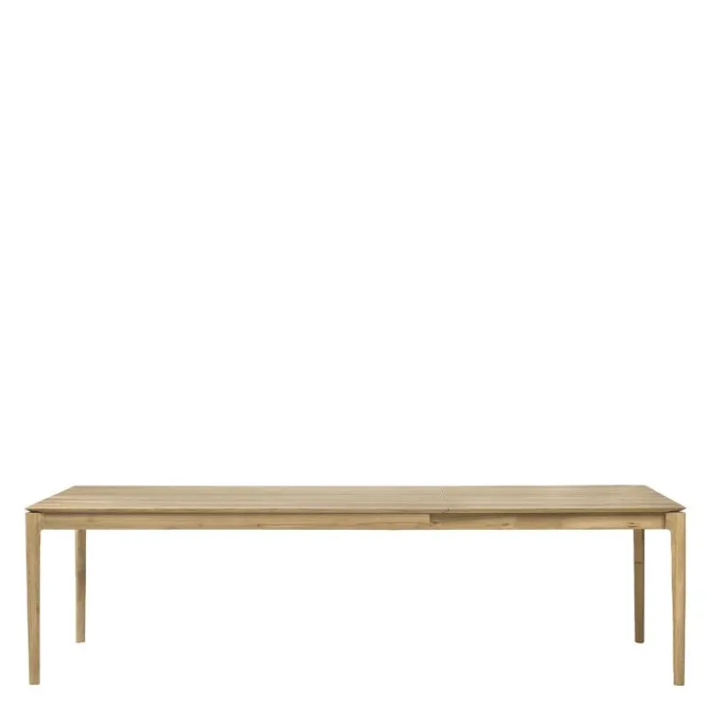 Clearance Bok Eettafel Uitschuifbaar Gelakt Eiken Eettafels
