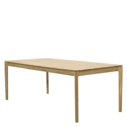 Clearance Bok Eettafel Uitschuifbaar Gelakt Eiken Eettafels