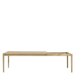 Clearance Bok Eettafel Uitschuifbaar Gelakt Eiken Eettafels