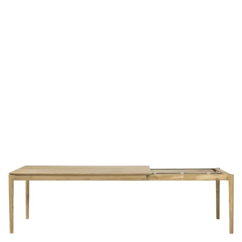 Clearance Bok Eettafel Uitschuifbaar Gelakt Eiken Eettafels