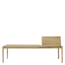 Clearance Bok Eettafel Uitschuifbaar Gelakt Eiken Eettafels