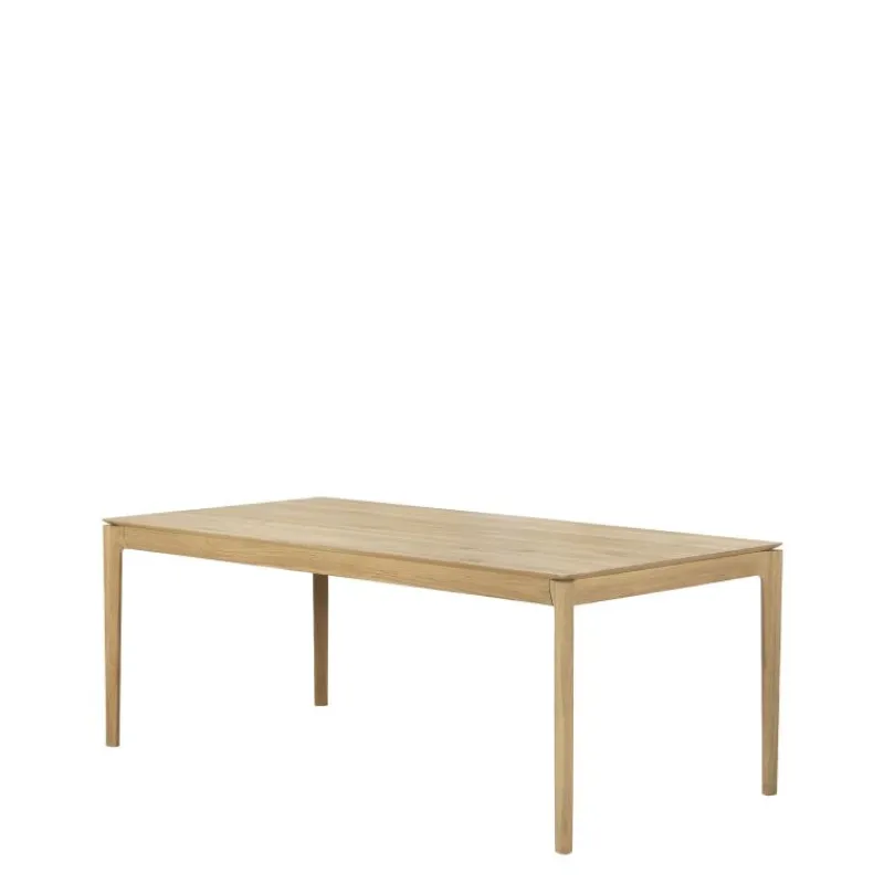 Clearance Bok Eettafel Uitschuifbaar Gelakt Eiken Eettafels