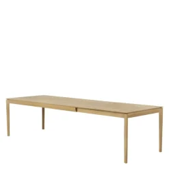Clearance Bok Eettafel Uitschuifbaar Gelakt Eiken Eettafels