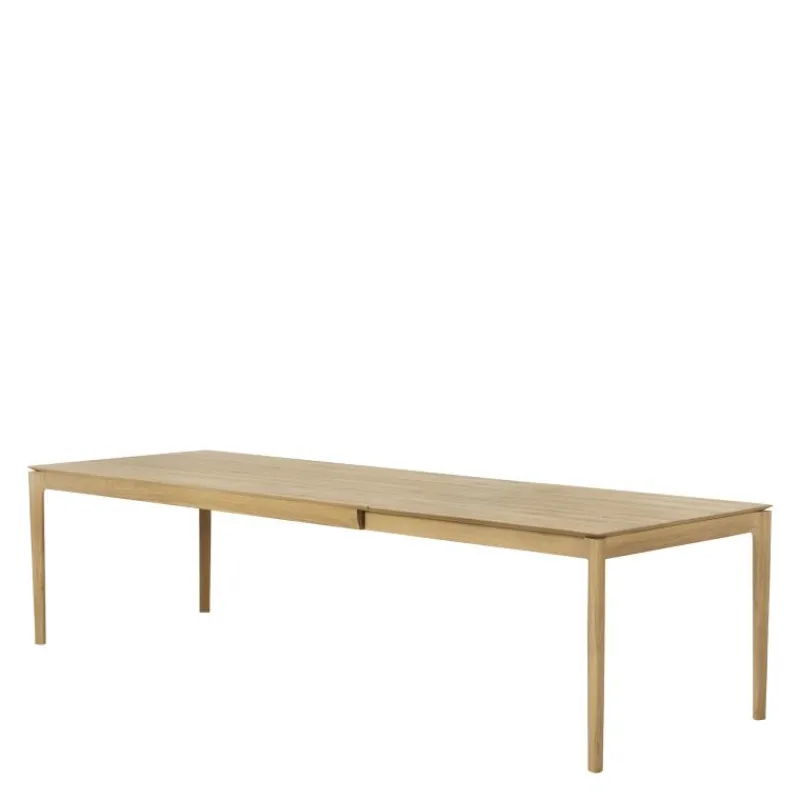 Clearance Bok Eettafel Uitschuifbaar Gelakt Eiken Eettafels