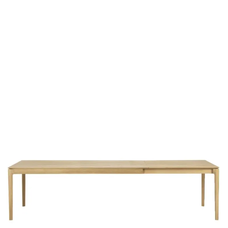 Clearance Bok Eettafel Uitschuifbaar Gelakt Eiken Eettafels