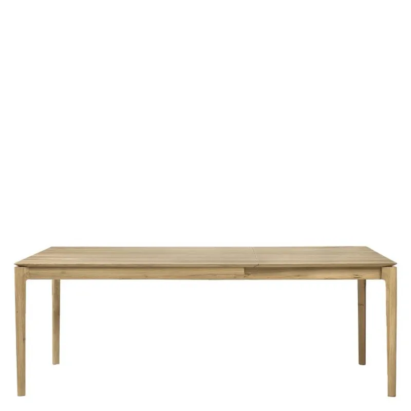 Clearance Bok Eettafel Uitschuifbaar Gelakt Eiken Eettafels