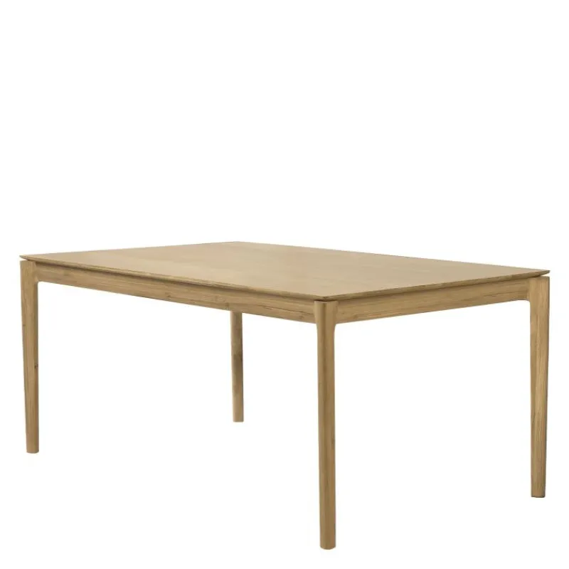 Clearance Bok Eettafel Uitschuifbaar Gelakt Eiken Eettafels
