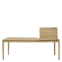 Clearance Bok Eettafel Uitschuifbaar Gelakt Eiken Eettafels