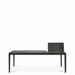 Discount Bok Eettafel Uitschuifbaar Eiken Zwart Eettafels