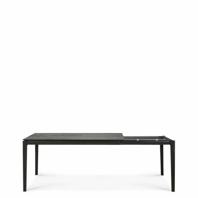 Discount Bok Eettafel Uitschuifbaar Eiken Zwart Eettafels