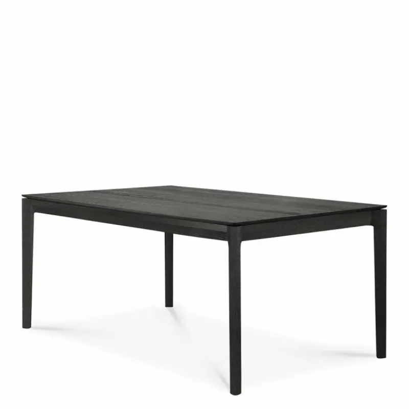 Discount Bok Eettafel Uitschuifbaar Eiken Zwart Eettafels