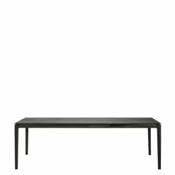 Discount Bok Eettafel Uitschuifbaar Eiken Zwart Eettafels