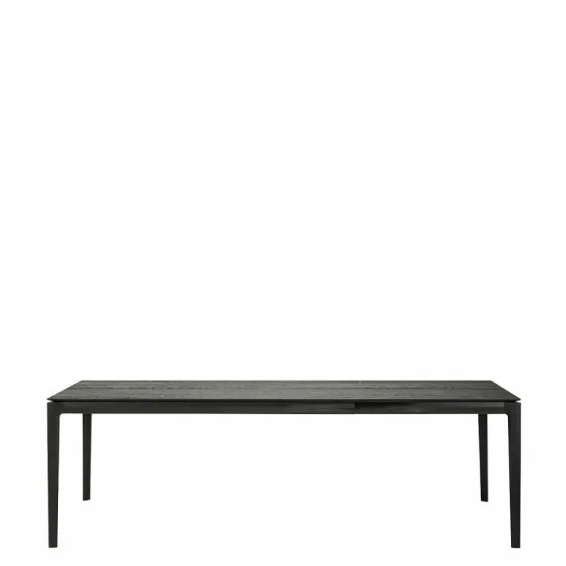 Discount Bok Eettafel Uitschuifbaar Eiken Zwart Eettafels
