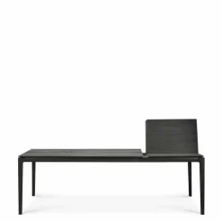 Discount Bok Eettafel Uitschuifbaar Eiken Zwart Eettafels