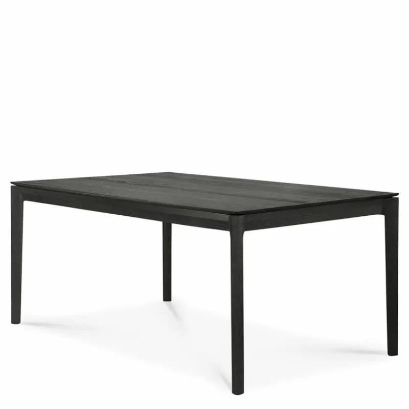 Discount Bok Eettafel Uitschuifbaar Eiken Zwart Eettafels