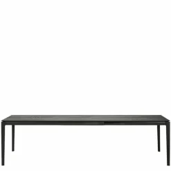 Discount Bok Eettafel Uitschuifbaar Eiken Zwart Eettafels