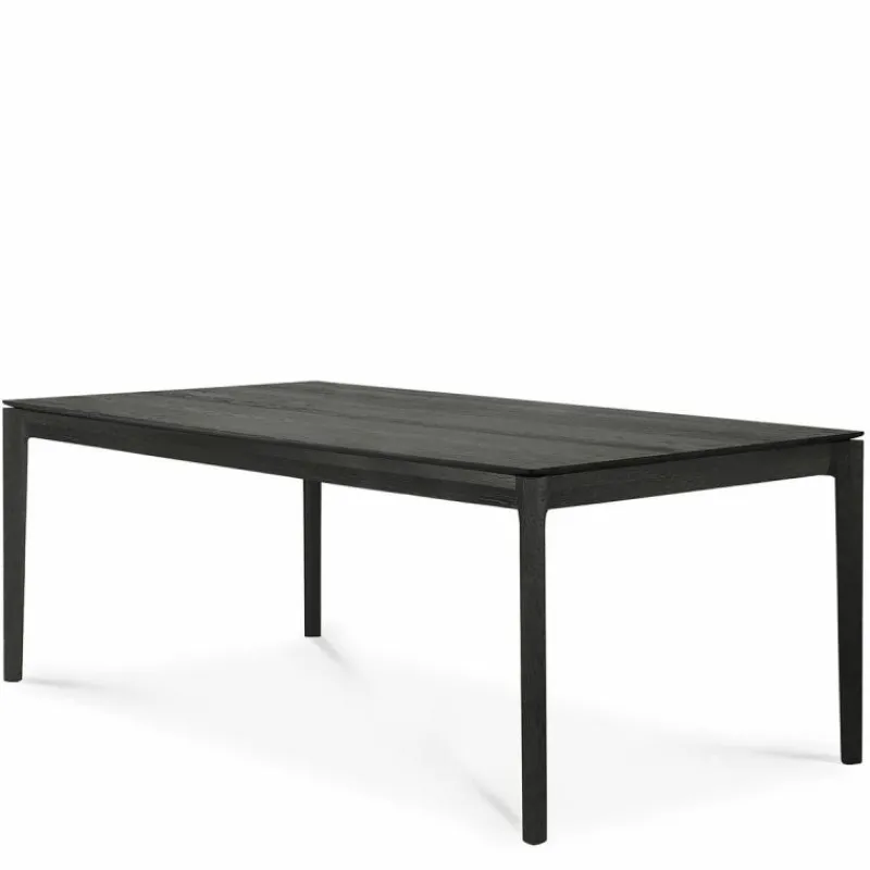 Discount Bok Eettafel Uitschuifbaar Eiken Zwart Eettafels
