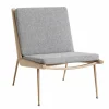 Hot Boomerang HM1 Messing Fauteuil Fauteuils