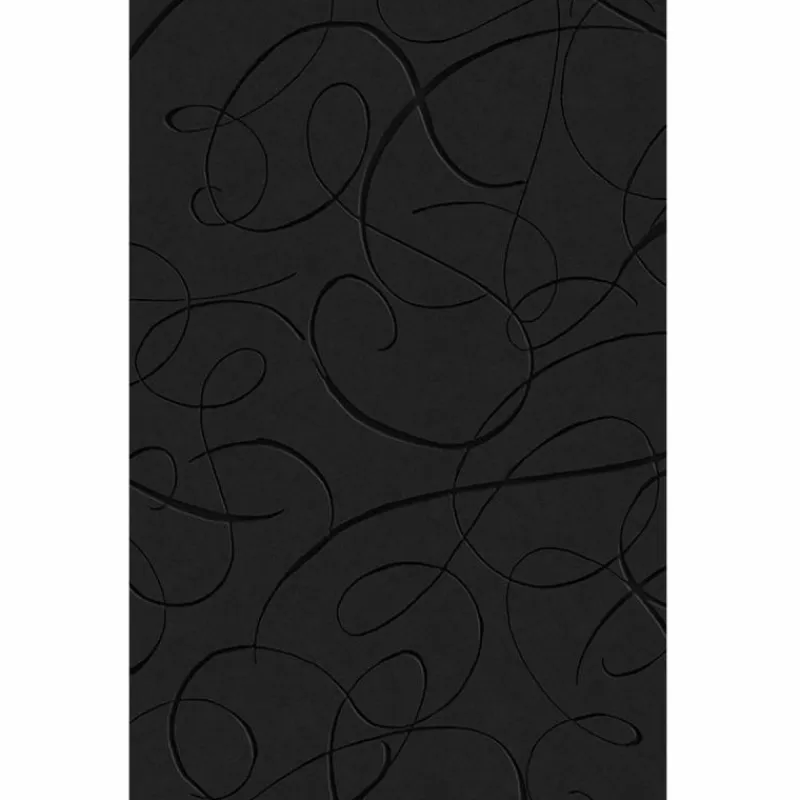 Outlet Calligraphy Bird Behang Midnight Behang