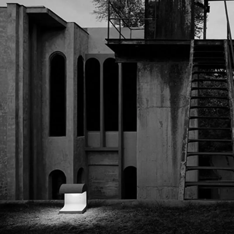 Hot Casting Concrete Outdoor Vloerlamp Outdoor Vloerlampen