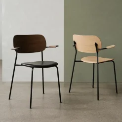 Hot Co Stoel Met Armleuning Eetkamerstoelen