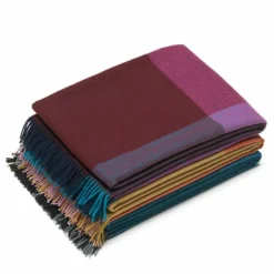 Outlet Colour Block Deken Plaids