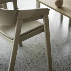 Cover Stoel met Lederen zitting Eetkamerstoelen