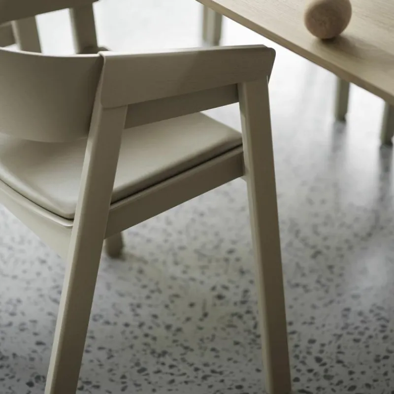 Cover Stoel met Lederen zitting Eetkamerstoelen