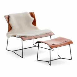 Online Cuoio Loungestoel Loungestoelen