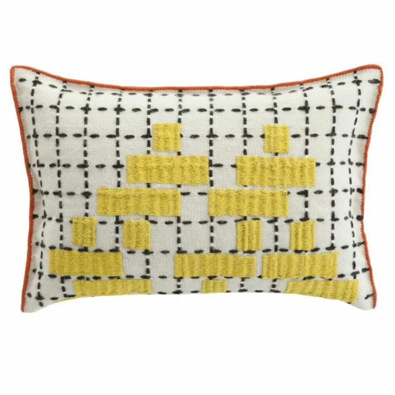 Clearance Cushion Bandas Kussen, C Yellow Sierkussens