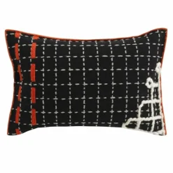 Clearance Cushion Bandas Kussen, D Black Sierkussens