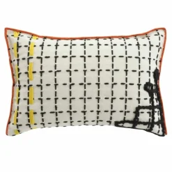 Outlet Cushion Bandas Kussen, D White Sierkussens