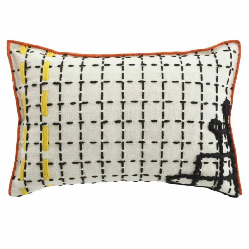 Outlet Cushion Bandas Kussen, D White Sierkussens